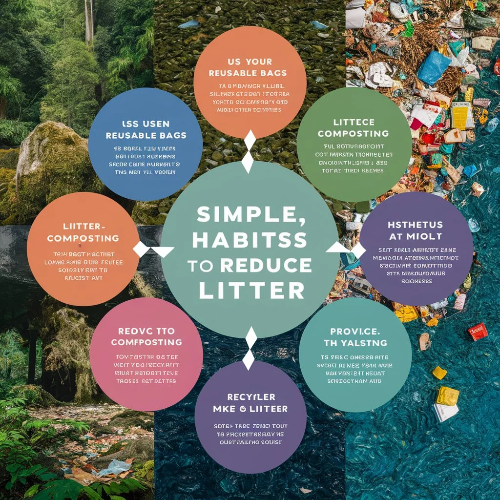 7 Simple Sustainable Habits to Reduce Litter