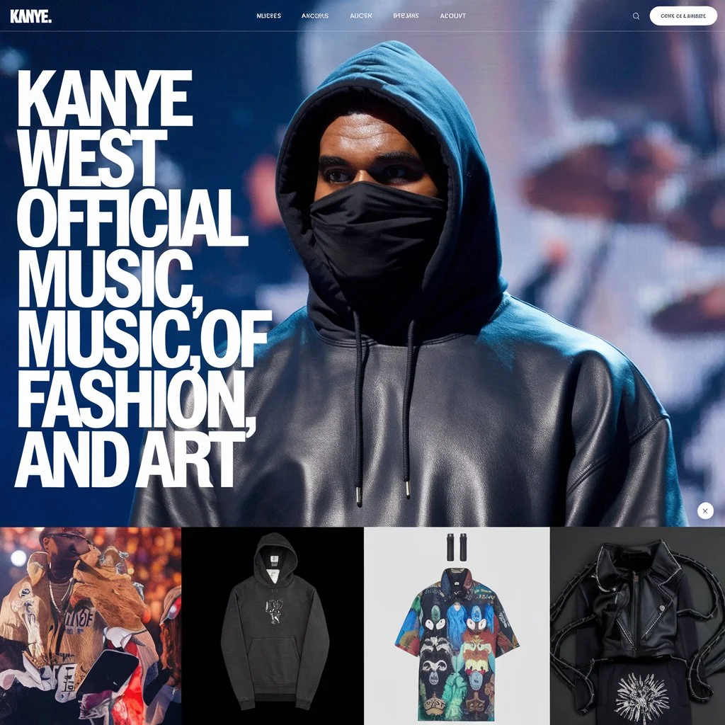 Kanye West Official Website of, A Hub for Music, Fashion, and Art